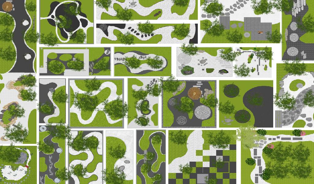 400 MODEL TIỂU CẢNH SÂN VƯỜN  VOL 3